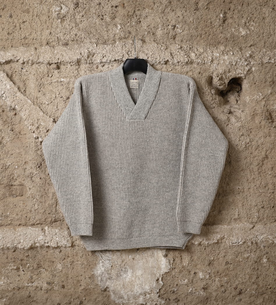 Pull laine homme Texel, coloris beige kasha