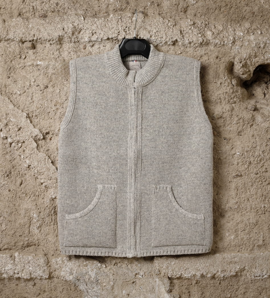 Veste laine femme Massif, coloris beige kasha