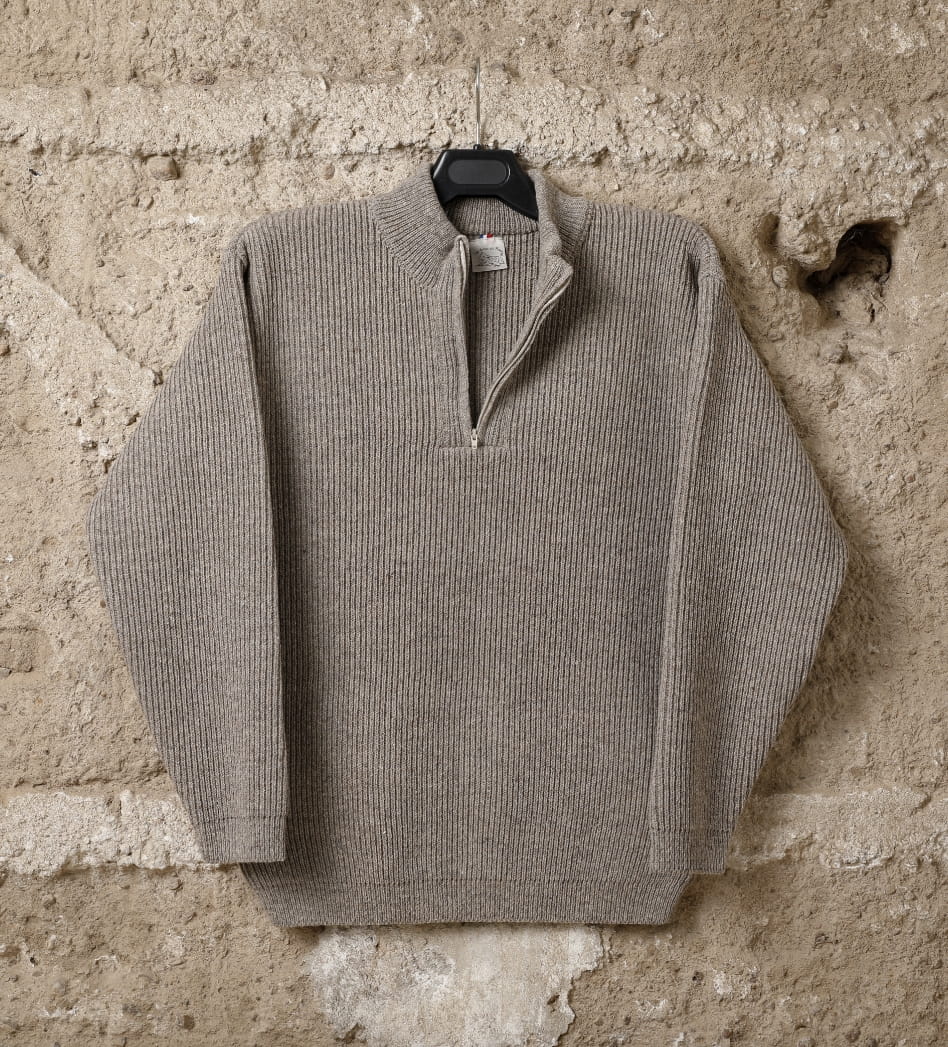 Pull laine homme Rava, coloris beige foncé