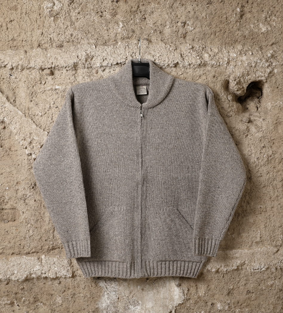 Veste laine homme Dorset, coloris beige foncé