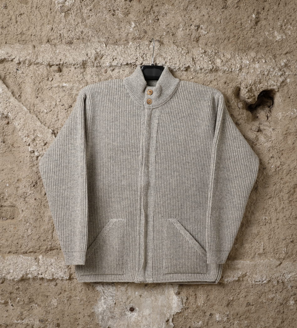 Veste laine homme Ouessant, coloris beige kasha