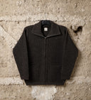 Veste laine homme Noir du Velay
