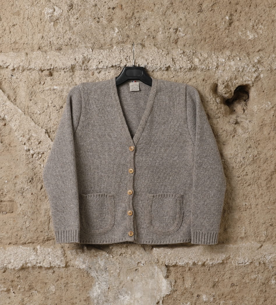 Veste laine femme Marthot, coloris beige foncé