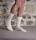 Chaussettes pure laine fine