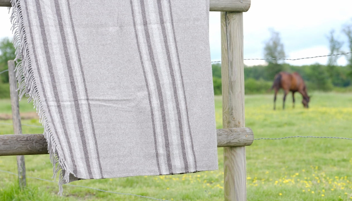 laver couverture et plaid en laine