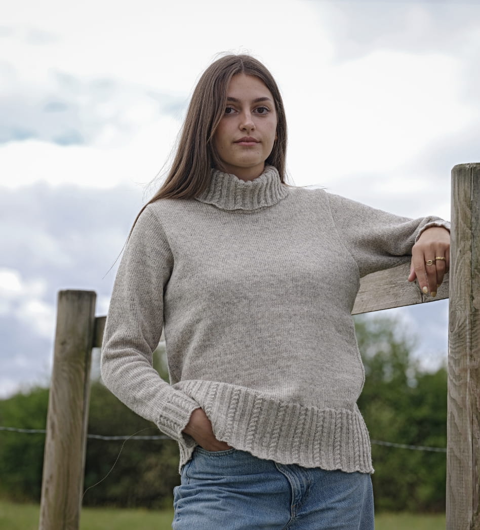 Pull laine femme