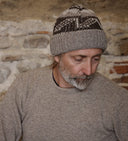 Bonnet en laine Jacquard homme