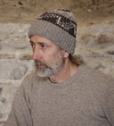 Bonnet en laine Jacquard homme