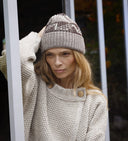 Bonnet en laine Jacquard femme