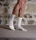 Chaussettes laine et soie