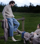 Plaid en laine prince de galles