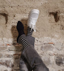 Chaussettes laine rayées