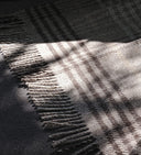 Plaid en laine rayure basque