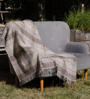 Plaid en laine prince de galles