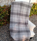 Plaid en laine prince de galles
