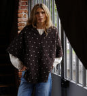 Poncho laine femme merinos