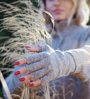 Mitaines femme en laine fine