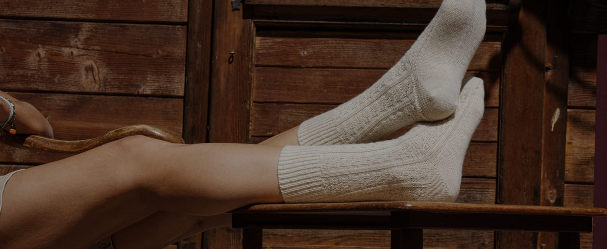 Chaussettes en laine pour femme – Les Laines du Forez