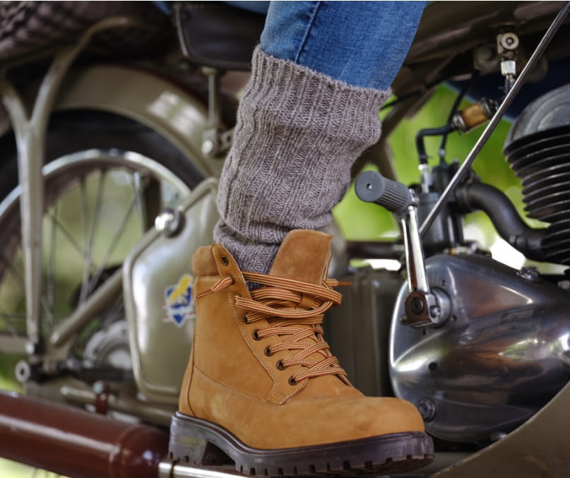 Chaussettes épaisses en laine pour homme, pour l'hiver