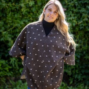 Poncho Merinos pure laine