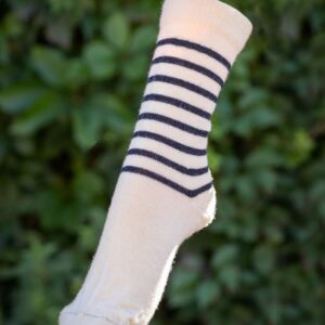 CHAUSSETTES LAINE RAYEES