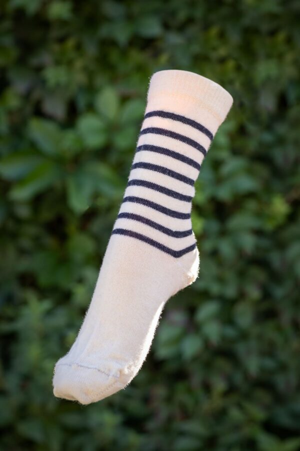 CHAUSSETTES LAINE RAYEES