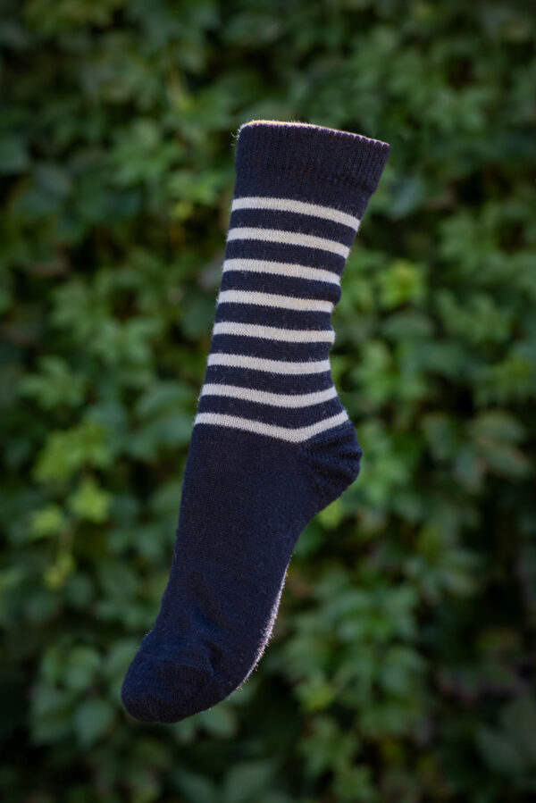 CHAUSSETTES LAINE RAYEES – Image 2