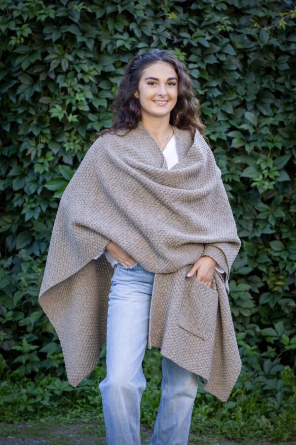 VESTE PONCHO FEMME LIMOUSINE – Image 4