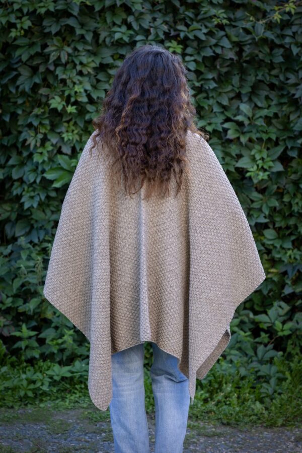 VESTE PONCHO FEMME LIMOUSINE – Image 3